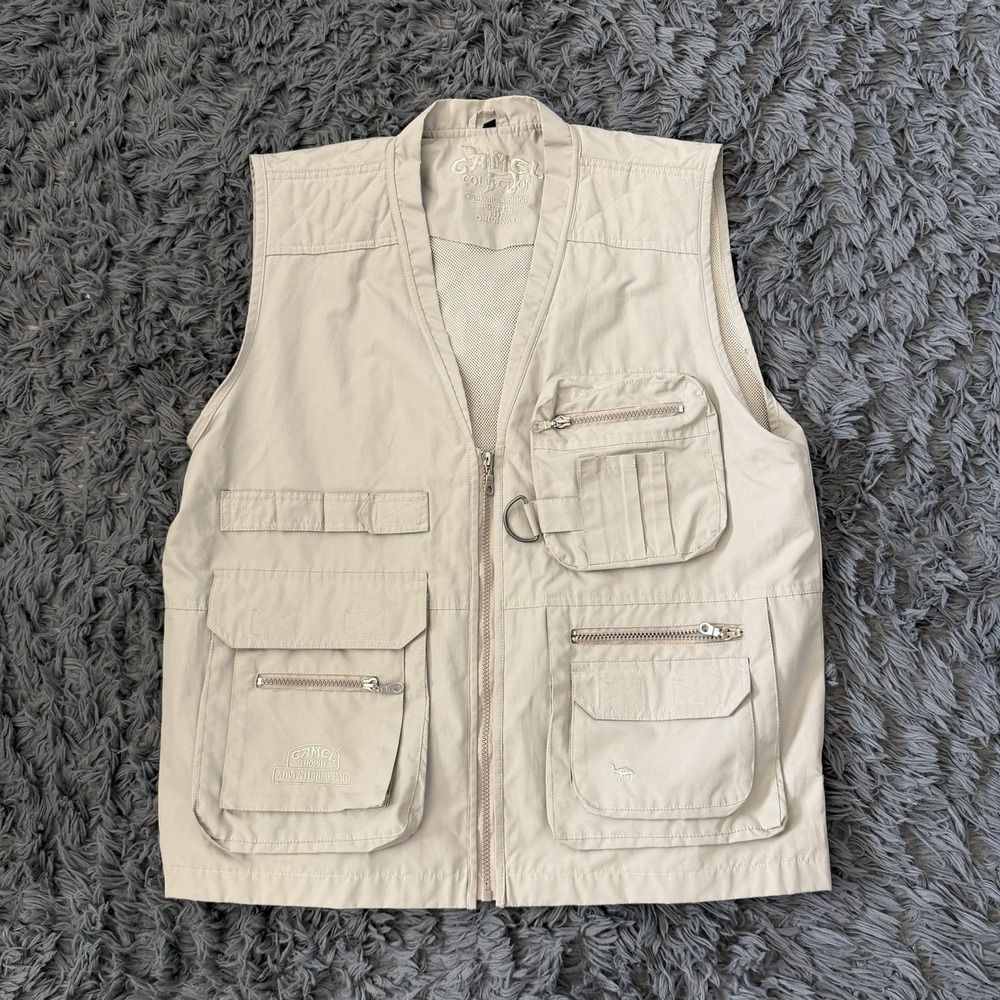 Camel Trophy Adventure Wear Multi Pocket Vest Size Xl Fishing Hunting 1990s USA